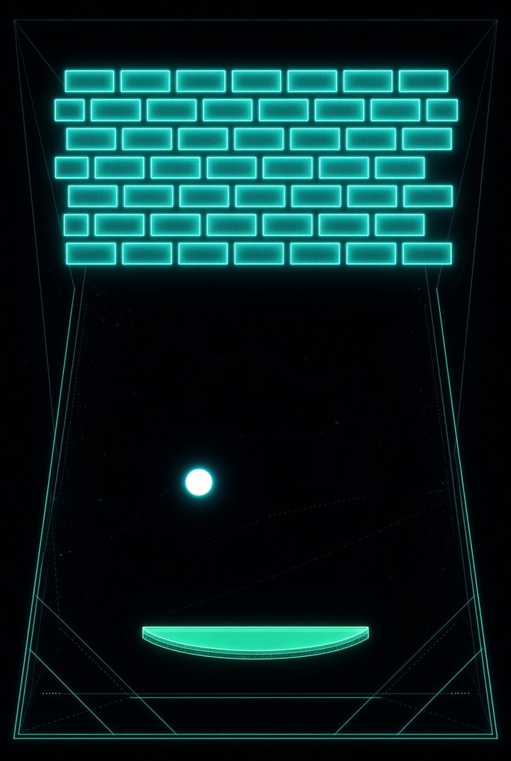 Neon pong paddles and ball